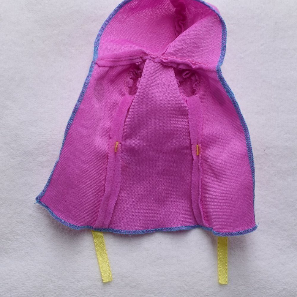 Vintage Mattel Barbie Doll Long Pink Hooded Bath Rope 5" - Picture 5 of 6